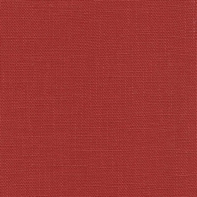 Kasmir Belgique Nectar in 1408 Red Linen  Blend Fire Rated Fabric 100 percent Solid Linen   Fabric