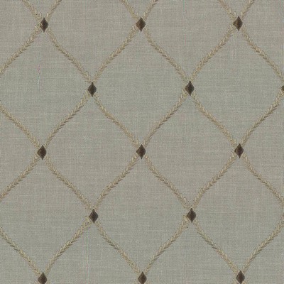 Kasmir Bluffton Cloud in 1438 White Upholstery Polyester  Blend Fire Rated Fabric Crewel and Embroidered  Trellis Diamond   Fabric