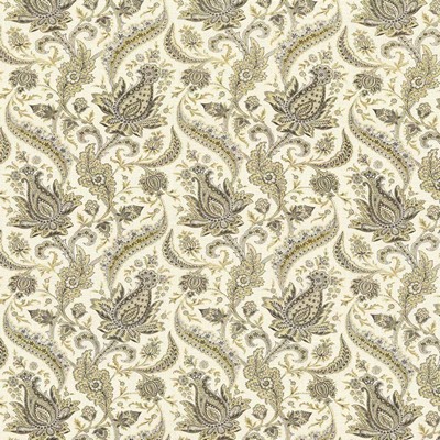 Kasmir Botticelli Antique Gold in 5063 Beige Upholstery Linen  Blend Fire Rated Fabric Vine and Flower  Jacobean Floral  Ethnic and Global   Fabric