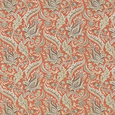 Kasmir Botticelli Cameo in 5063 Multi Upholstery Linen  Blend Fire Rated Fabric Vine and Flower  Jacobean Floral  Ethnic and Global   Fabric