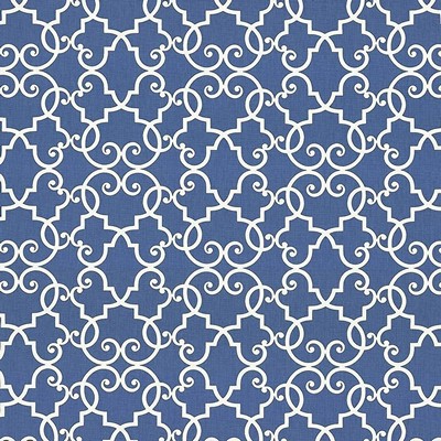 Kasmir Bouley Marine in 5065 Multi Upholstery Cotton  Blend Fire Rated Fabric Scroll   Fabric