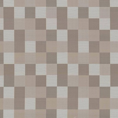 Kasmir Brewster Check Driftwood in 1437 Brown Polyester  Blend Plaid and Tartan  Fabric