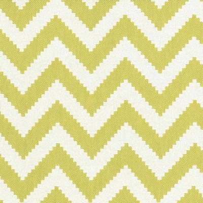Kasmir Bucknell Wasabi in 1442 Green Upholstery Cotton  Blend Fire Rated Fabric Ethnic and Global  Zig Zag   Fabric
