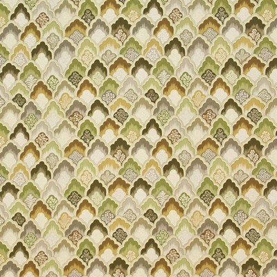 Kasmir Burwick Grove Amber in GRAND TRADITIONS VOL 1 Yellow Upholstery Cotton  Blend Fire Rated Fabric Jacobean Floral   Fabric
