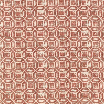 Kasmir Calypso Cove Chili in 5070 Red Upholstery Cotton  Blend Fire Rated Fabric Ethnic and Global   Fabric