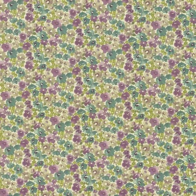 Kasmir Carillon Garden Orchid in 5065 Purple Upholstery Cotton  Blend Fire Rated Fabric