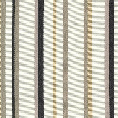 Kasmir Cassel Stripe Pewter in HIGH SOCIETY Silver Upholstery Polyester  Blend Fire Rated Fabric Striped   Fabric