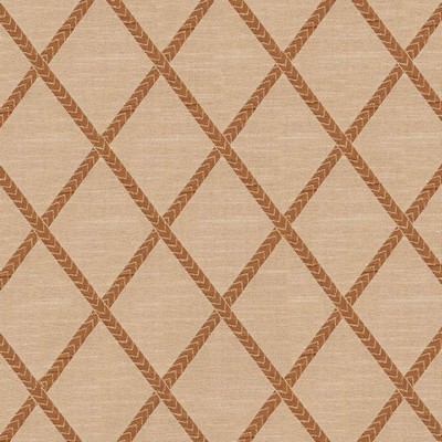 Kasmir Chambers Trellis Spice in TRIBECA Orange Polyester  Blend Fire Rated Fabric NFPA 701 Flame Retardant   Fabric