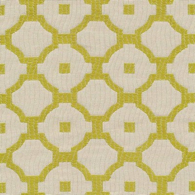 Kasmir Chang Trellis Endive in 1406 Multi Upholstery Rayon  Blend Fire Rated Fabric