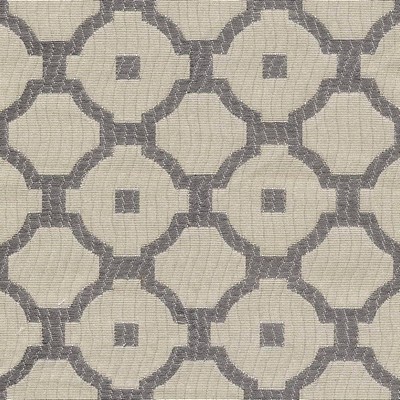 Kasmir Chang Trellis Platinum in 1406 Silver Upholstery Rayon  Blend Fire Rated Fabric