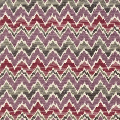 Kasmir Charro Frosted Grape in 5064 Purple Upholstery Cotton  Blend Fire Rated Fabric Zig Zag   Fabric