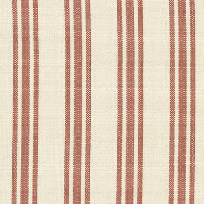 Kasmir Chastain Stripe Pumpkin in 1434 Multi Upholstery Cotton  Blend Fire Rated Fabric