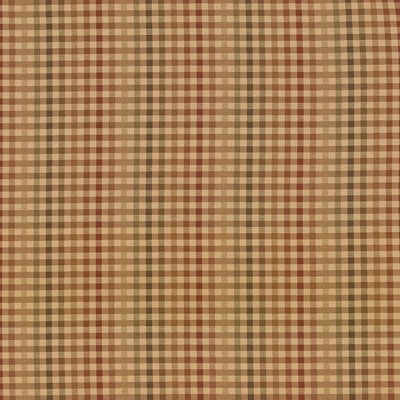 Kasmir Chloe Check Clay in 5069 Orange Upholstery Cotton  Blend Fire Rated Fabric Plaid and Tartan  Fabric