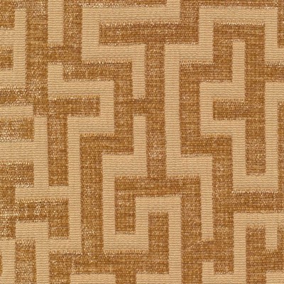 Kasmir Corfu Gingersnap in GRAND TRADITIONS VOL 1 Brown Upholstery Polyester  Blend Fire Rated Fabric Ethnic and Global   Fabric