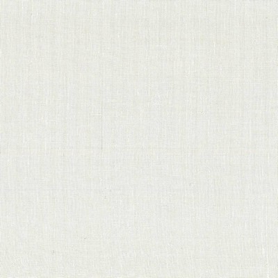Kasmir Corley White in 5035 White Linen  Blend Solid Sheer   Fabric