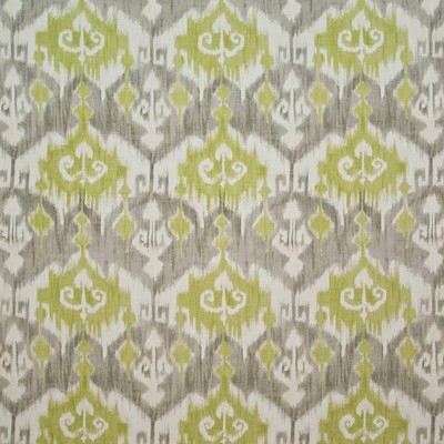 Kasmir Corralitos Ikat Celery in GRAND TRADITIONS VOL 2 Green Upholstery Cotton  Blend Fire Rated Fabric Classic Damask  Ethnic and Global   Fabric