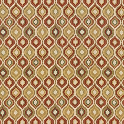 Kasmir Corsino Persimmon in 5069 Orange Upholstery Polyester  Blend Fire Rated Fabric Trellis Diamond   Fabric