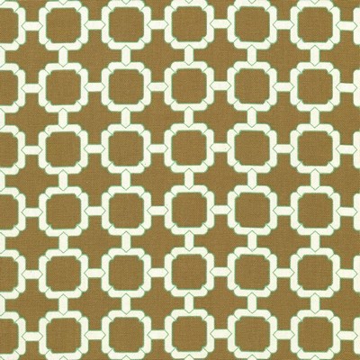 Kasmir Cozumel Fret Walnut in 5018 Brown Upholstery Cotton  Blend Fire Rated Fabric Ethnic and Global  Lattice and Fretwork   Fabric
