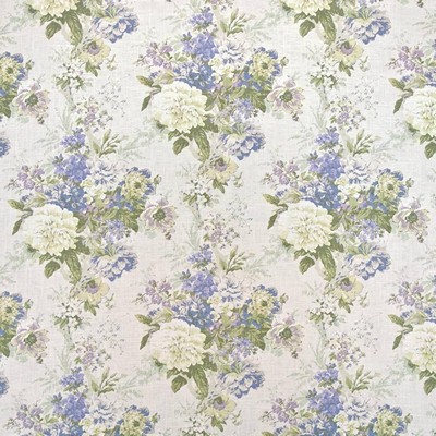 Kasmir Crowley Wedgewinkle in GRAND TRADITIONS VOL 1 Multi Upholstery Linen  Blend Fire Rated Fabric Flower Bouquet  Floral Linen   Fabric