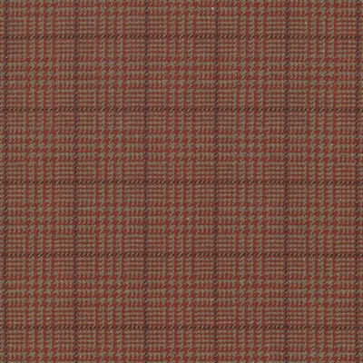 Kasmir Dashing Plaid Rust in 5070 Orange Upholstery Cotton  Blend Fire Rated Fabric Plaid and Tartan  Fabric