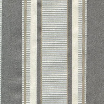 Kasmir Delano Stripe Fog in HIGH SOCIETY Multi Upholstery Cotton  Blend Fire Rated Fabric