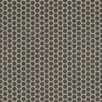 Kasmir Delightful Dots Charcoal in 1438 Grey Upholstery Acrylic  Blend Traditional Chenille   Fabric