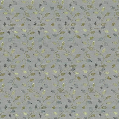 Kasmir Downing Grove Summer in 1441 Brown Upholstery Polyester  Blend Fire Rated Fabric Crewel and Embroidered  Vine and Flower   Fabric