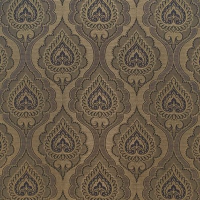 Kasmir Ellington Hall Truffle in GRAND TRADITIONS VOL 2 Brown Polyester  Blend Fire Rated Fabric Classic Damask  Ethnic and Global   Fabric