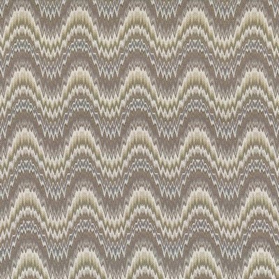 Kasmir Elysian Flame Stonegate in 5067 Grey Upholstery Cotton  Blend Fire Rated Fabric Zig Zag   Fabric