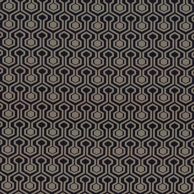 Kasmir Escada Charcoal in 5068 Grey Upholstery Polyester  Blend Geometric   Fabric