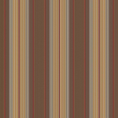 Kasmir Espirit Stripe Cocoa in 8003 Brown Upholstery Polyester  Blend Fire Rated Fabric NFPA 701 Flame Retardant   Fabric