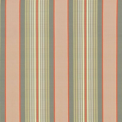 Kasmir Espirit Stripe Ginger in 8003 Multi Upholstery Polyester  Blend Fire Rated Fabric NFPA 701 Flame Retardant   Fabric