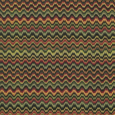 Kasmir Ethos Black in 5068 Black Upholstery Polyester  Blend Fire Rated Fabric Zig Zag   Fabric