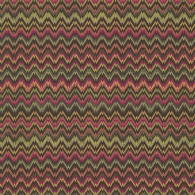 Kasmir Ethos Spice in 5068 Orange Upholstery Polyester  Blend Fire Rated Fabric Zig Zag   Fabric