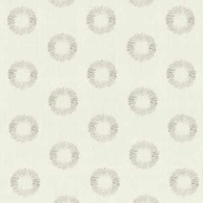 Kasmir Flashpoint Quartz in 1437 White Upholstery Polyester  Blend Fire Rated Fabric Geometric  Crewel and Embroidered   Fabric