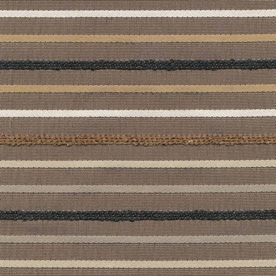 Kasmir Frakas Stripe Haze in TUEXDO PARK Brown Upholstery Polyester  Blend Fire Rated Fabric Horizontal Striped   Fabric