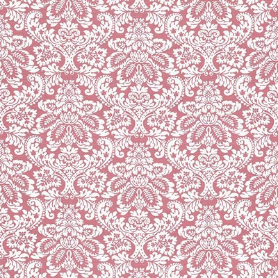 Kasmir Gavroche Flamingo in 5064 Pink Upholstery Cotton  Blend Fire Rated Fabric Classic Damask   Fabric