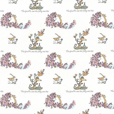 Kasmir Giraffe Jelly Bean in 1445 Orange Cotton  Blend Insect  Birds and Feather   Fabric