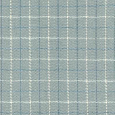 Kasmir Greenway Plaid Seaspray in 5089 Green Upholstery Polyester  Blend Fire Rated Fabric Plaid and Tartan  Fabric