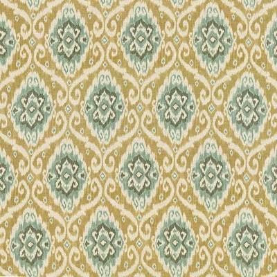 Kasmir Jakarta Opal in 1420 Multi Upholstery Cotton  Blend Fire Rated Fabric Scroll  Ethnic and Global   Fabric