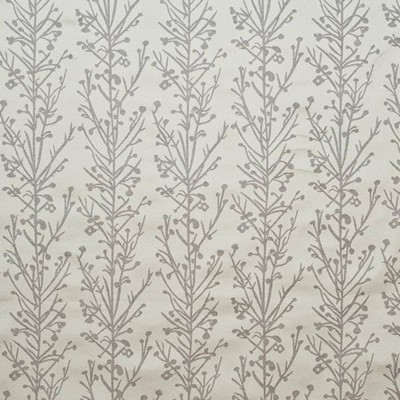 Kasmir Jin Jiang Platinum in 1405 Silver Upholstery Rayon  Blend Fire Rated Fabric Vine and Flower   Fabric