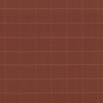 Kasmir Keheley Terra Cotta in 1439 Brown Upholstery Cotton  Blend Fire Rated Fabric Plaid and Tartan  Fabric