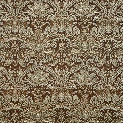 Kasmir Kenswick Damask Chocolate in GRAND TRADITIONS VOL 2 Brown Polyester  Blend Fire Rated Fabric Classic Damask  Ethnic and Global   Fabric
