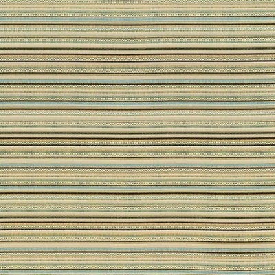 Kasmir Lages Stripe Celery in 1420 Green Upholstery Polyester  Blend Fire Rated Fabric