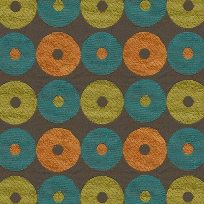 Kasmir Lantern Festival Turquoise in 1406 Blue Upholstery Rayon  Blend Fire Rated Fabric