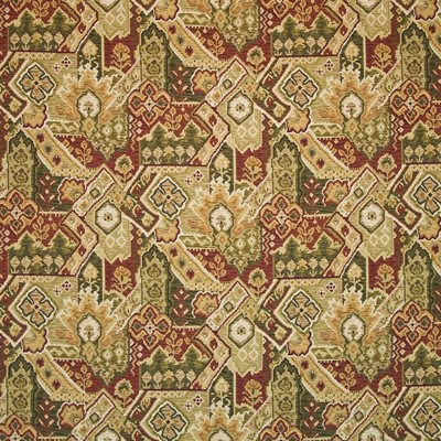 Kasmir Las Placitas Basil in GRAND TRADITIONS VOL 1 Brown Upholstery Cotton  Blend Fire Rated Fabric Ethnic and Global  Geometric   Fabric