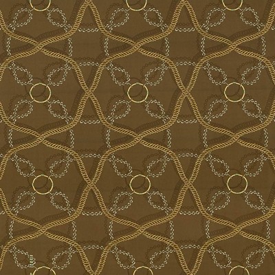 Kasmir Linkage Bronze in 1416 Gold Upholstery Cotton  Blend Fire Rated Fabric