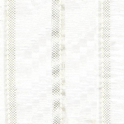 Kasmir Loggia Stripe Off White in SHEER ARTISTRY White Polyester  Blend