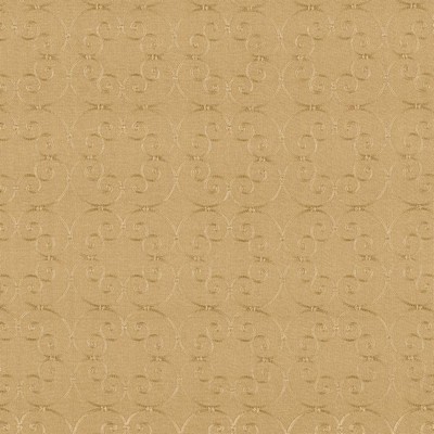 Kasmir Lucciola Hemp in IMPRESSIONS Brown Polyester  Blend Crewel and Embroidered  Scroll   Fabric