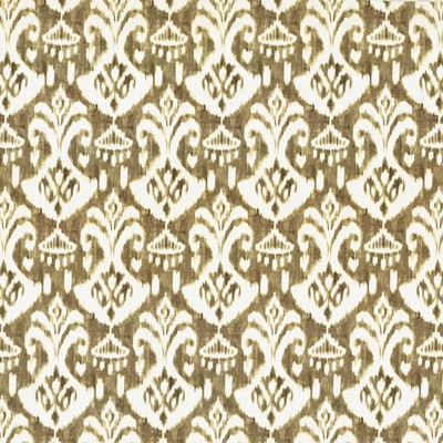Kasmir Mankato Driftwood in 5112 Brown Upholstery Cotton  Blend Ethnic and Global  Ikat  Fabric